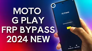 2024 UPDATE : Moto G Play FRP Bypass Android 13 Without PC [100% Success] Screen Lock Not Work