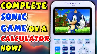 Now Your Calculator Can Play Entire Sonic The Hedgehog Game - How? Let Us Explain.