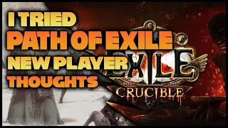 Diablo 4 Exile trying Path of Exile | New Player thoughts and impressions