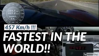 World's Fastest Cars 2018 | Bugatti Veyron vs Koenigsegg Agera RS Top Speed Run 457 Km/h