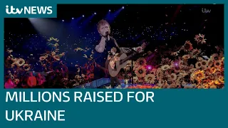 Concert for Ukraine raises millions for humanitarian effort | ITV News