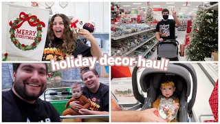 target christmas decor haul + weekend fun!