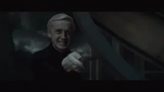 Draco Malfoy tries to kill Albus Dumbledore