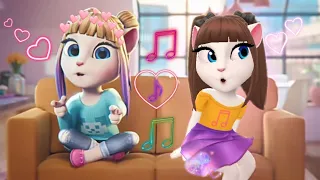 Música da Talking Angela Shine Together versão rápida VS lenta