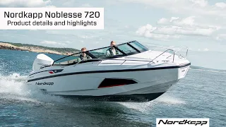 Nordkapp Noblesse 720, 24 feet daycruiser - product details and highlights