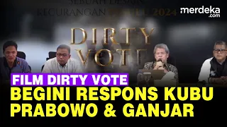Beda Reaksi TKN Prabowo dan TPN Ganjar Tanggapi Geger Film Dirty Vote