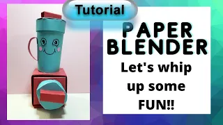 Cute blender made from paper / Friday Free Play (4m 15s volume is restored)