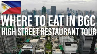 Where to eat in BGC | Bonifacio High Street Restaurant and Food Tour Part 2