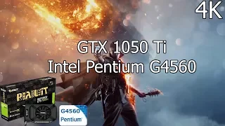 Battlefield 1 4K [PC] GTX 1050 Ti 4GB GDDR5 & Intel Pentium G4560