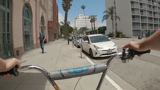 BMX Riding AROUND Long Beach, CA (SE BIKES, BEACH AND BIG RIPPER)