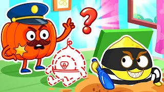 Who Took The Baby Song 🍋😭 Police Car Cartoon 🚔 II+More Kids Songs & Nursery Rhymes by VocaVoca 🥑