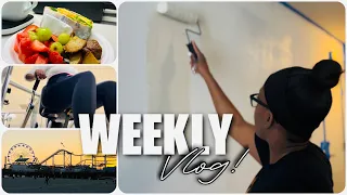 VLOG (Ep58): Admin Life + Workouts + Auditions + Painting my Living Room! | Shenita Moore