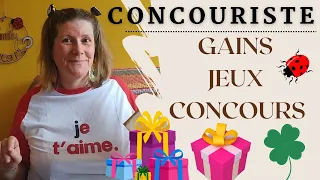 CONCOURISTE/ OUVERTURES DE GAINS/JEUX-CONCOURS/ MAI 2022