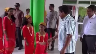 President Yameen arrives in L Gan