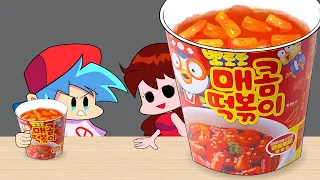 Big Food VS Small Food Challenge  l Animation Mukbang