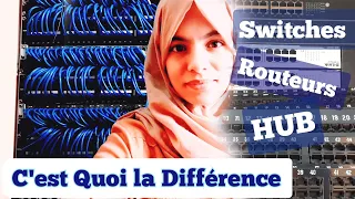 la différence entre routeur switch et HUB ماهو الفرق بين الروتر السويتش والهوب.....!!! #TSRI