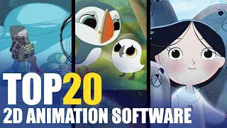 TOP 20 - 2D ANIMATION SOFTWARE IN THE WORLD