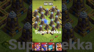 Deadly Max Mega Tesla Vs. Super Pekka (Clash Of Clans) #shorts #mcduffythelegend #short