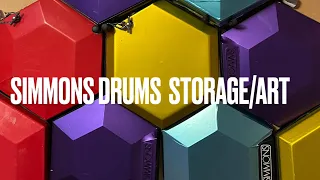 1980 Simmons Drums Wall Storage