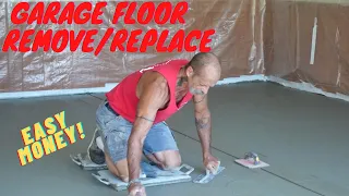 Garage floor demo/replace