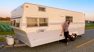 Vintage Travel Trailer Tiny House Tour: A Girl's Dream Home on Wheels