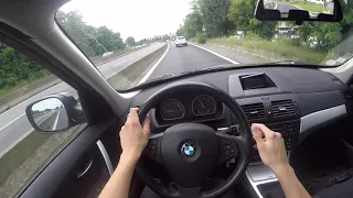 BMW X3 e83 18d (2009) - POV Drive