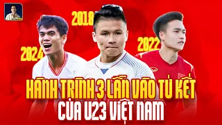 HÀNH TRÌNH 3 LẦN LỌT VÀO TỨ KẾT CỦA U23 VIỆT NAM | OLYMPIC PARIS CÒN CÁCH CHÚNG TA BAO XA?