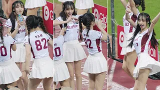 20230524 青埔棒球場 樂天 rakuten girls 李多慧(이다혜 le_dahye) 嘎琳《喝到多慧水幸福的嘎琳~兩個人反應都很可愛~韓風應援homerun~》