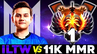 iLTW vs TOP 1 MMR - EPIC CARRY BATTLE