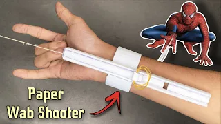 How To Make SPIDER-MAN web shooter with paper | MARVEL toy making | Paper Gun | Paper Craft |