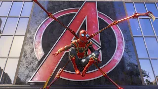 MCU Iron Spider Gameplay | Marvel's Spider-Man 2