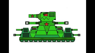 KB-44.Animations/Return of the legendary KB-44m(Cartoon about tanks)