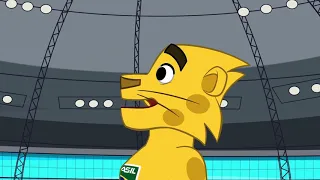 Ginga EP 7, the official mascot of Brazil for the Olympics on RIO