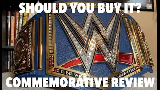 SHOULD YOU BUY WWE COMMEMORATIVE BELTS? (Universal Championship Commemorative Belt Review)
