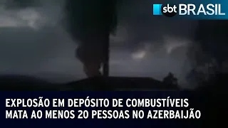 Explosão em depósito de combustíveis mata ao menos 20 pessoas no Azerbaijão | SBT Brasil (26/09/23)