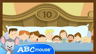 Ten in the Bed - Roll Over, Roll Over! | Count & Learn Subtraction Song 🎶 | ABCmouse 🌛🌟