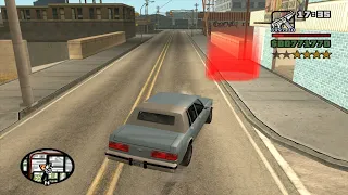 4 Star Wanted Level - Drive-By - Sweet mission 5 - GTA San Andreas