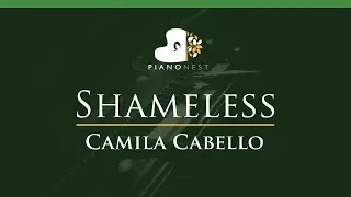 Camila Cabello - Shameless - LOWER Key (Piano Karaoke / Sing Along)