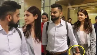 Virat Kohli HOLDS Anushka Sharma's Hands At Mumbai Airport