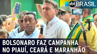 Bolsonaro faz campanha no Piauí, Ceará e Maranhão | SBT Brasil (15/10/22)