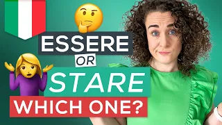 🔥EXPLAINED! ESSERE or STARE 🇮🇹 What's the Difference? (Italian VERBS for Beginners)