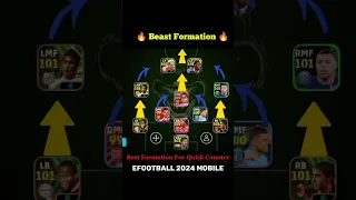 Best formation for quick counter in efootball 2024 | efootball formation #efootball #pes #formation