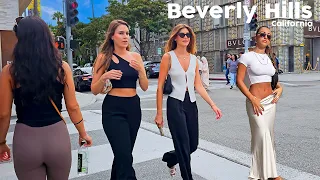 Beverly Hills🌴🌴 Virtual Walking Tour in Los Angeles, California, USA | 4K Rodeo Drive Summer Walk