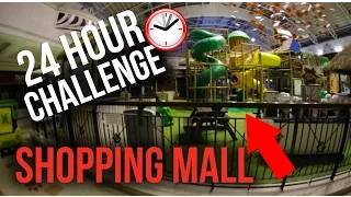 OVERNIGHT CHALLENGE IN A MALL (POLICE CHASE)