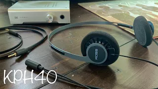 Koss KPH40 (old video)