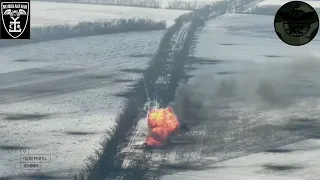 Уничтожение военной техники ВС РФ в Донецкой области бойцами подразделения К2 54 ОМБр ВСУ