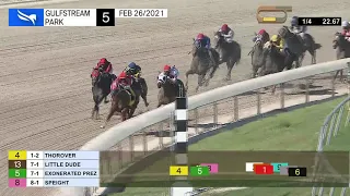 Gulfstream Park February 26, 2021 Race 5