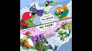 The pillow fight (ROTTMNT comic dub)