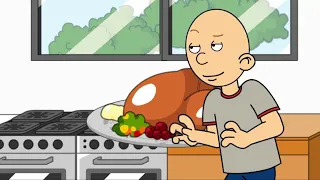 Classic Caillou Eats the Thanksgiving Turkey