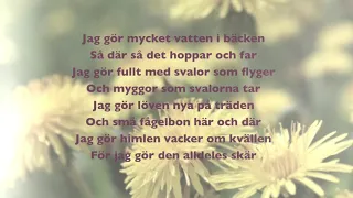 Idas sommarvisa - LYRICS